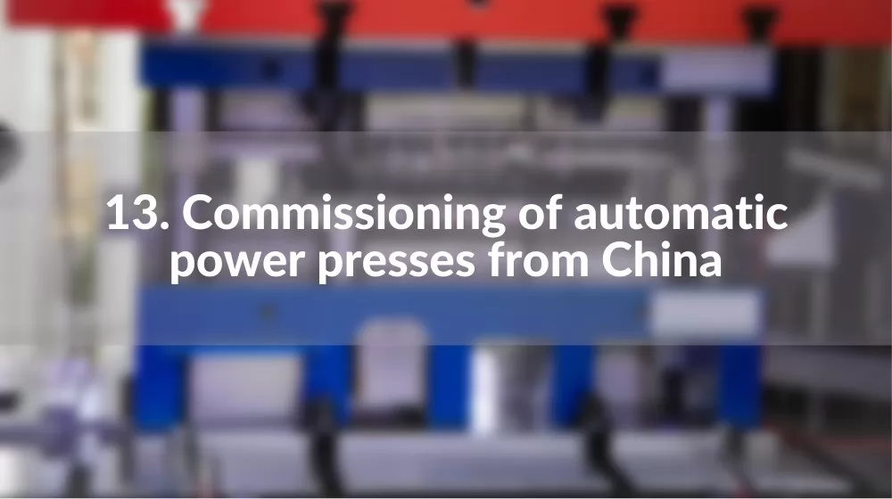 Automatic power press from china