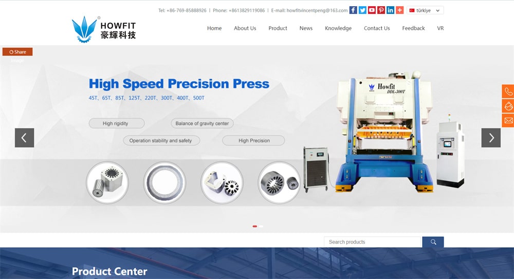 high speed punch press manufacturer